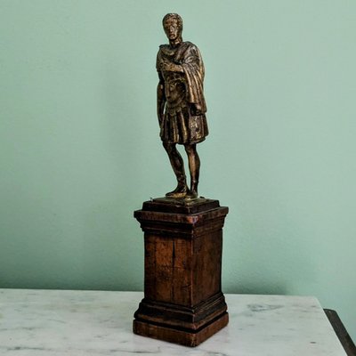Italy, late 18th century - Emperor Augustus standing - bronze Grand Tour