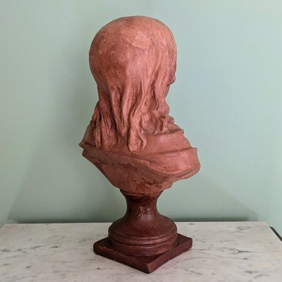 Houdon, nach - Terrakotta-Büste von Ludwig XVII.