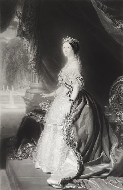 Napoleon III Empress Eugenie Pair Of Engravings After Winterhalter 19th Century Etching old print