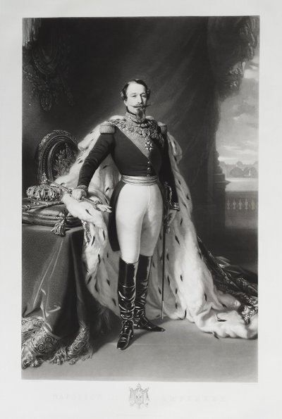 Napoleon III Empress Eugenie Pair Of Engravings After Winterhalter 19th Century Etching old print
