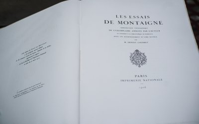 LES ESSAIS DE MONTAIGNE, Imprimerie Nationale de France, 1913-1928, complete 3 volumes, nc condition