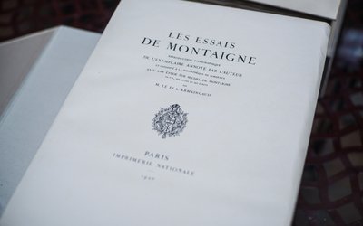 LES ESSAIS DE MONTAIGNE, Imprimerie Nationale de France, 1913-1928, complete 3 volumes, nc condition