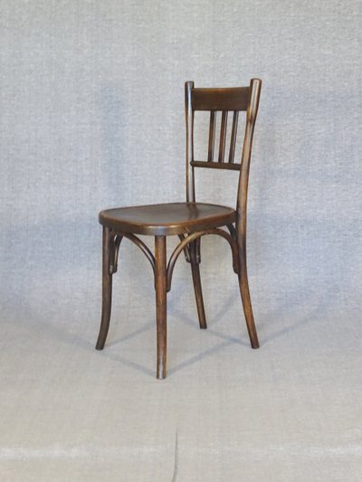 Set of 4 bistro chairs by Fischel 1930 N° 132 1/2, no Thonet