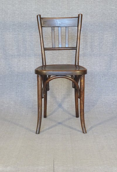 Set of 4 bistro chairs by Fischel 1930 N° 132 1/2, no Thonet