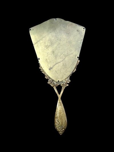 Face à main - mirror - Bronze - Art Nouveau