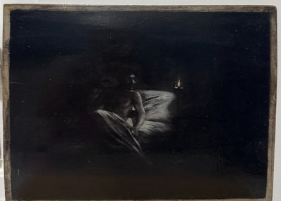 Französische Schule des späten XIXᵉ Jahrhunderts - Apparition #1, um 1880.