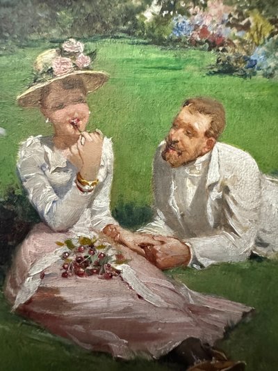 José Marín Baldo (1864-1925) - Die Zeit der Kirschen, circa 1890