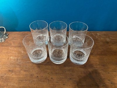 Baccarat - Bicchiere di cristallo (6) - Modello Nancy