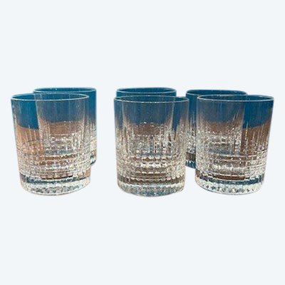 Baccarat - Piccolo bicchiere di cristallo (6) - Modello Nancy