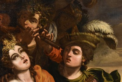 Aeneas And Dido, Attributed To Pseudo-caroselli (rome, Active C. 1630/1650)