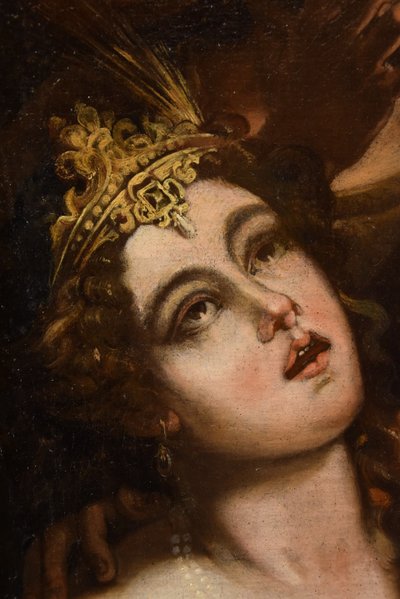 Aeneas And Dido, Attributed To Pseudo-caroselli (rome, Active C. 1630/1650)