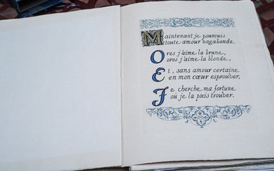 RONSARD (Pierre de)   LES AMOURS  - Poèmes choisis, ill. Pierre COURBOULEIX