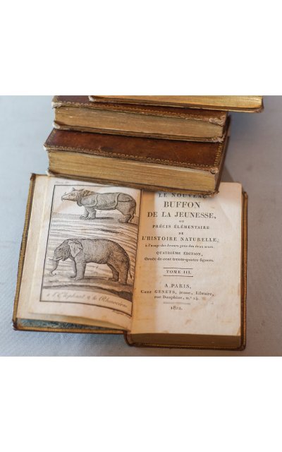 Le BUFFON de la jeunesse, Précis élémentaire d’ HISTOIRE NATURELLE 4 vol. 1822