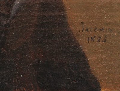 Jean-Marie JACOMIN, Ritratto di giovane in giacca e cravatta