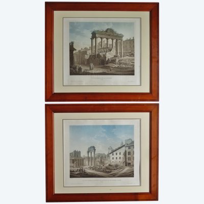 Paire de Gravures début XIXe siècle. 