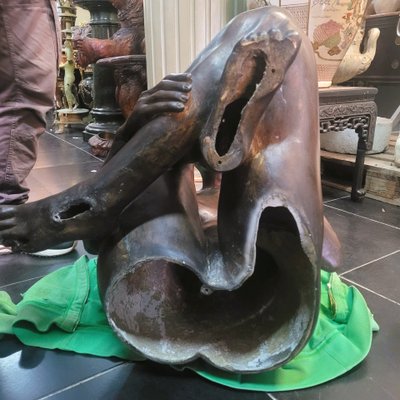 M Ventura, Nudo femminile, bronzo firmato, fine XX secolo