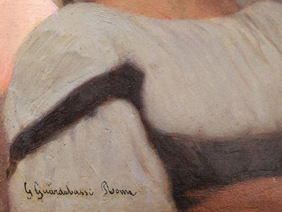 Guerrino GUARDABASSI, Portraits d'un berger et d'une bergère romains