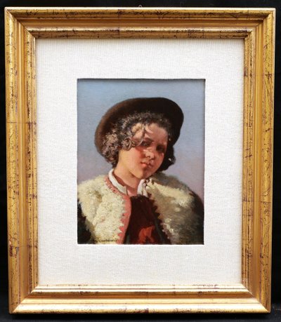 Guerrino GUARDABASSI, Portraits d'un berger et d'une bergère romains