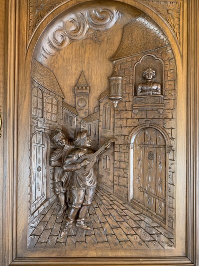 Carved Walnut Sideboard – Renaissance Style – Late 19th Century