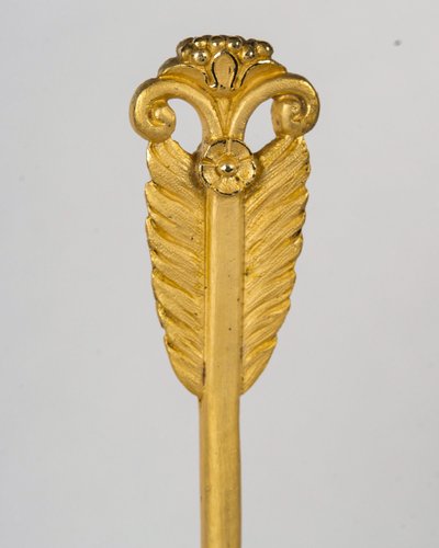 François Louis Savart - Paire de candélabres en bronze à décor d’Amours ailés, époque Empire