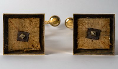 François Louis Savart - Paire de candélabres en bronze à décor d’Amours ailés, époque Empire