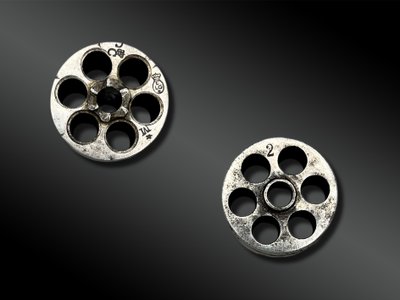 Luxury REVOLVER bulldog box called Puppy - Liège, Belgium - XIXth century