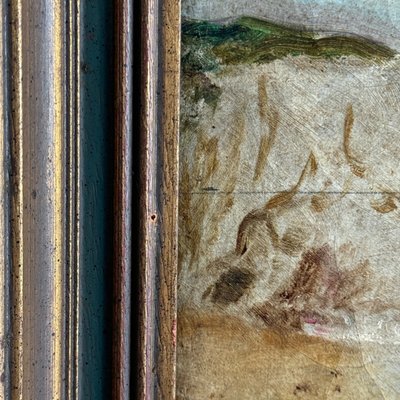 Öl auf Leinwand mit der Darstellung einer felsigen Küste aus dem frühen 20. Jahrhundert