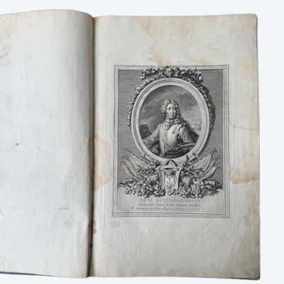 Livre Les Campagnes de Dugay-Trouin gravures du XVIIIe