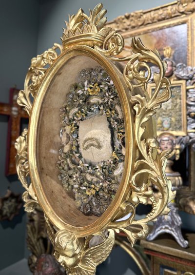 Imposing Reliquary Monstrance Of Saint Octavian - circa 1800