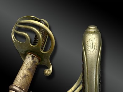 SABRE da ufficiale di fanteria, modello 1882 - Francia - XIX secolo
