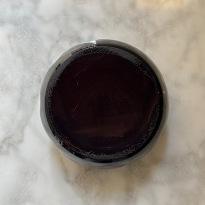 Presse-papier en cristal Saint-Louis fond violet XXe