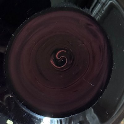 Presse-papier en cristal Saint-Louis fond violet XXe