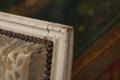 Louis XVI period sofa / bench, stamped G. Jacob, 18th century