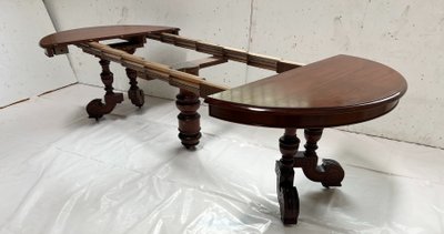 Table a pied central Napoléon III Acajou massif XIX siècle