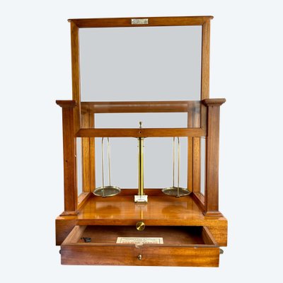 Pharmacy scale - Becker's Sons - 1889 - Complete with original weights