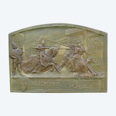 Festa di bronzo di Giovanna d'Arco a Compiègne 1911.