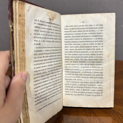 Ancient book The Siege of Florence - Guerrazzi - 1836