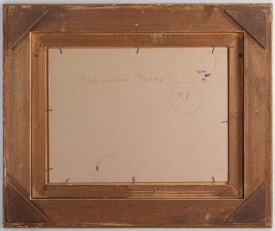 Serge Belloni (1925-2005) - Die Morgenröte über dem Rosa Haus am Canal Grande Öl auf Leinwand um 1970