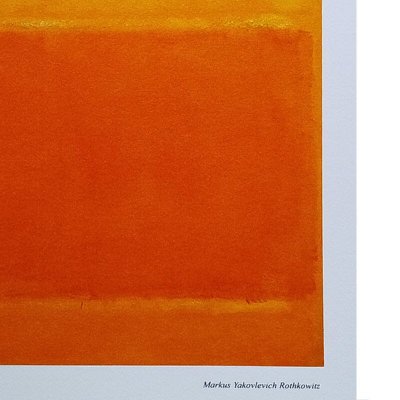 1980er Jahre Wunderschöne Mark Rothko Lithographie in limitierter Auflage