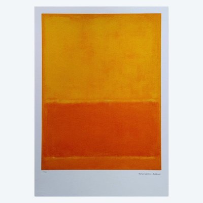 1980er Jahre Wunderschöne Mark Rothko Lithographie in limitierter Auflage