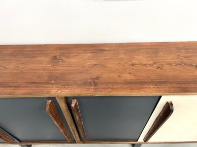 Credenza francese in pino, stile Perriand / Prouvé - 1950 circa