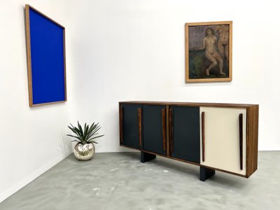 Credenza francese in pino, stile Perriand / Prouvé - 1950 circa