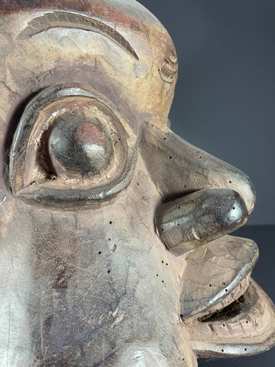 Camerou, Peuple Bamiléké, Région de Baleng, masque Heaume, première moitié du XXème siècle.