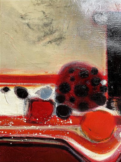 Frédéric Menguy (1927-2007), Oil on canvas, 1970s, "Bouquet de fleurs".