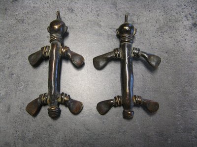 Deux Amulettes - Côte D’ivoire - Première Moitié Du XXème Siècle.