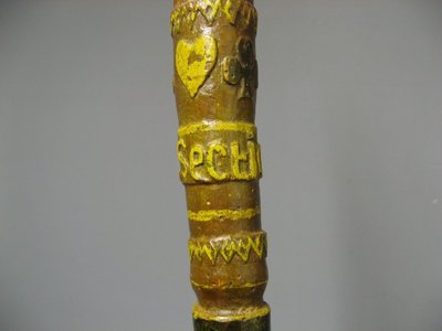 Canne d'Art Populaire De Soldat De l'Armée d'Afrique.