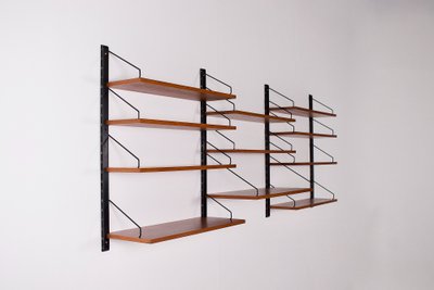 Danish modular wall shelf Poul Cadovius
