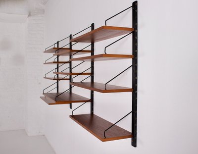 Danish modular wall shelf Poul Cadovius