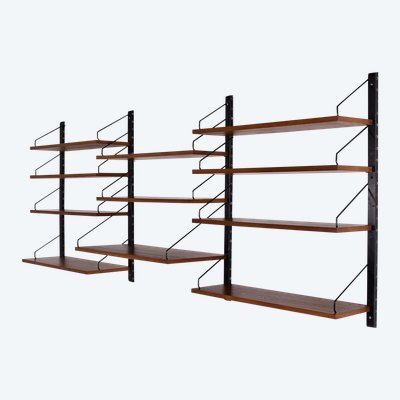 Danish modular wall shelf Poul Cadovius