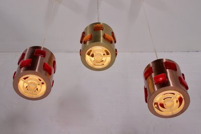 Set of three Swedish pendant lights